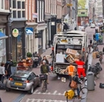 Logistiek bedrijfsafval uitsnede