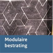 Naar voorbeeld modulaire bestrating.