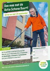 Poster Actie Schone Buurt