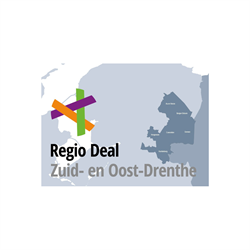 Logo Regio Deal Zuid- en Oost-Drenthe, link naar een interview.