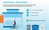 flyer voorblad Detailhandel - Fietsenwinkel