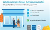 flyer voorblad Zakelijke diensverlening - Adviesbureau